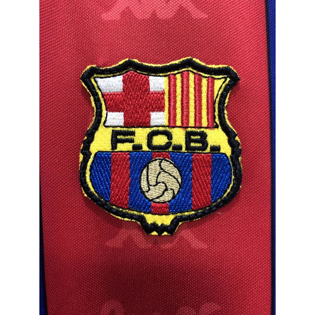 Áo đấu cổ điển 96-97 barca home long-tay áo bóng đá thể thao