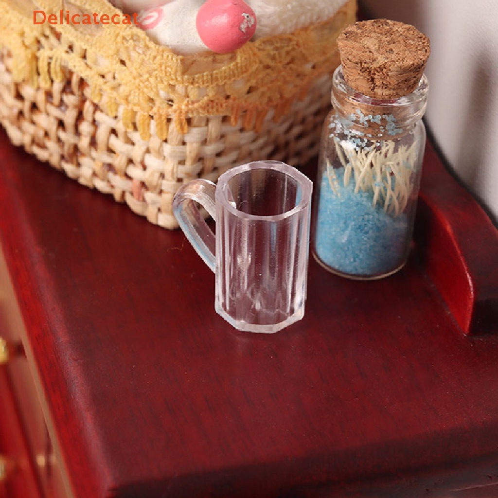 4 Cốc Uống Bia Trong Suốt 1: 12 Dùng Trang Trí Nhà Búp Bê