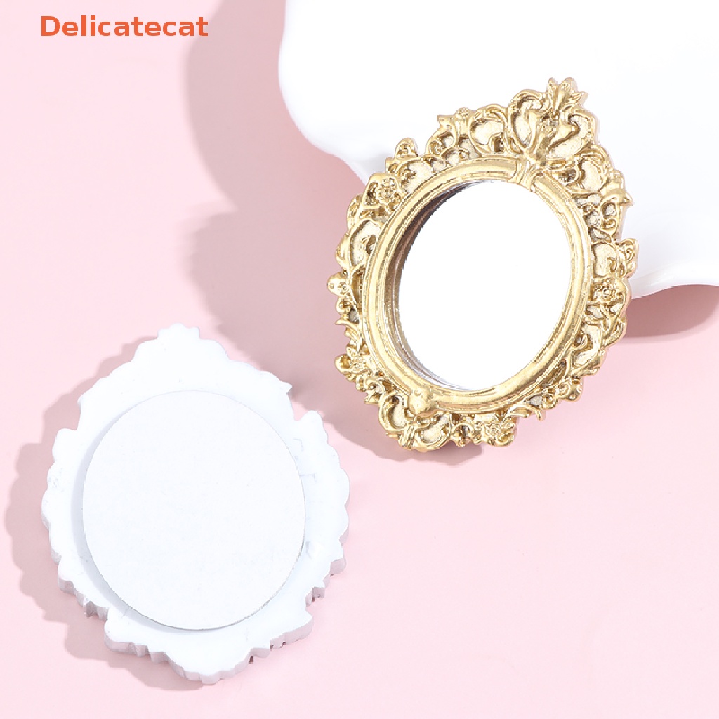 Gương Treo Tường Trang Trí Nhà Búp Bê Tỉ Lệ 1 / 12