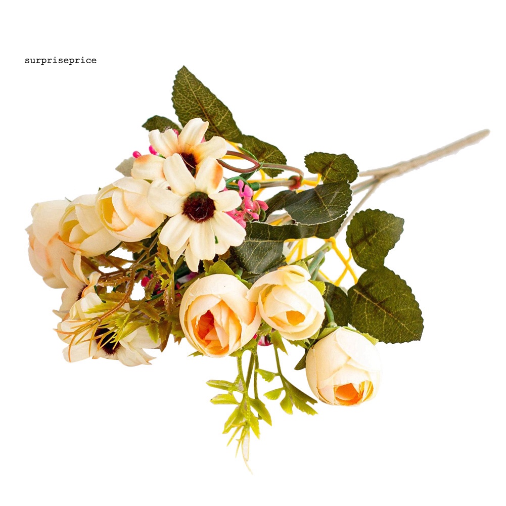 1 Bó Hoa Nhân Tạo Trang Trí Tiệc Cưới / Nhà Ở / Văn Phòng