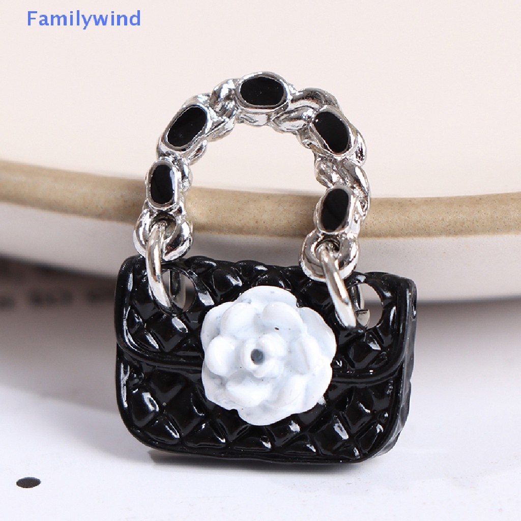 Set 2 Túi Xách Da Thời Trang Cho Nhà Búp Bê 1: 6 1: 12