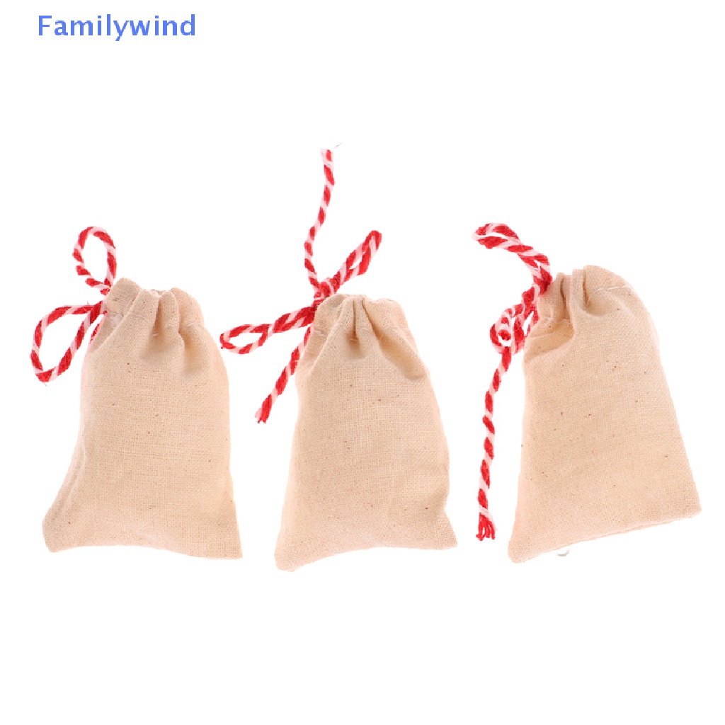 1 Túi Rút Mini Đựng Quà Trang Trí Nhà Búp Bê