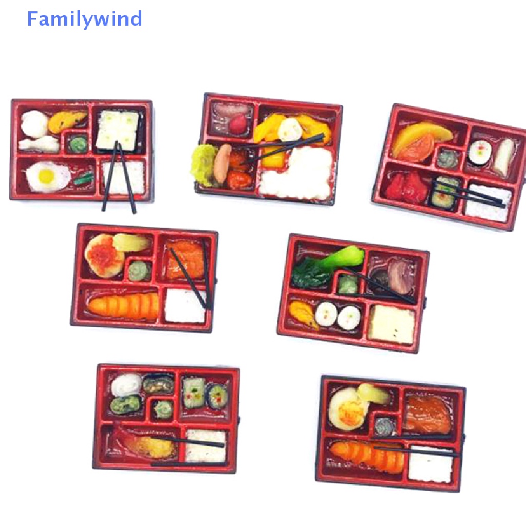 Set Hộp Cơm + Muỗng Nĩa Phong Cách Nhật Bản 1: 12 Cho Nhà Búp Bê