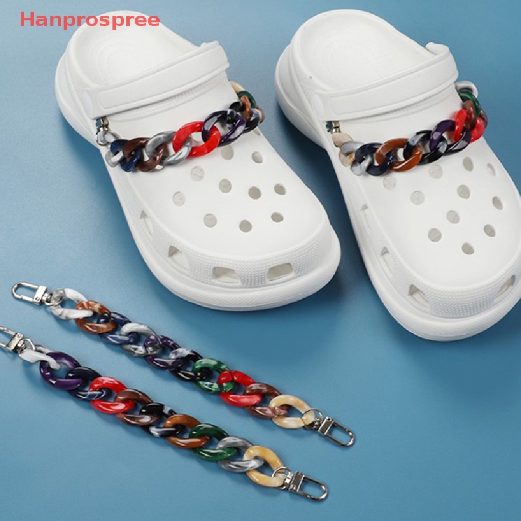 Hanprospree &gt; 1 Chuỗi Ngọc Trai Trang Trí Giày Bằng Nhựa Resin Mới