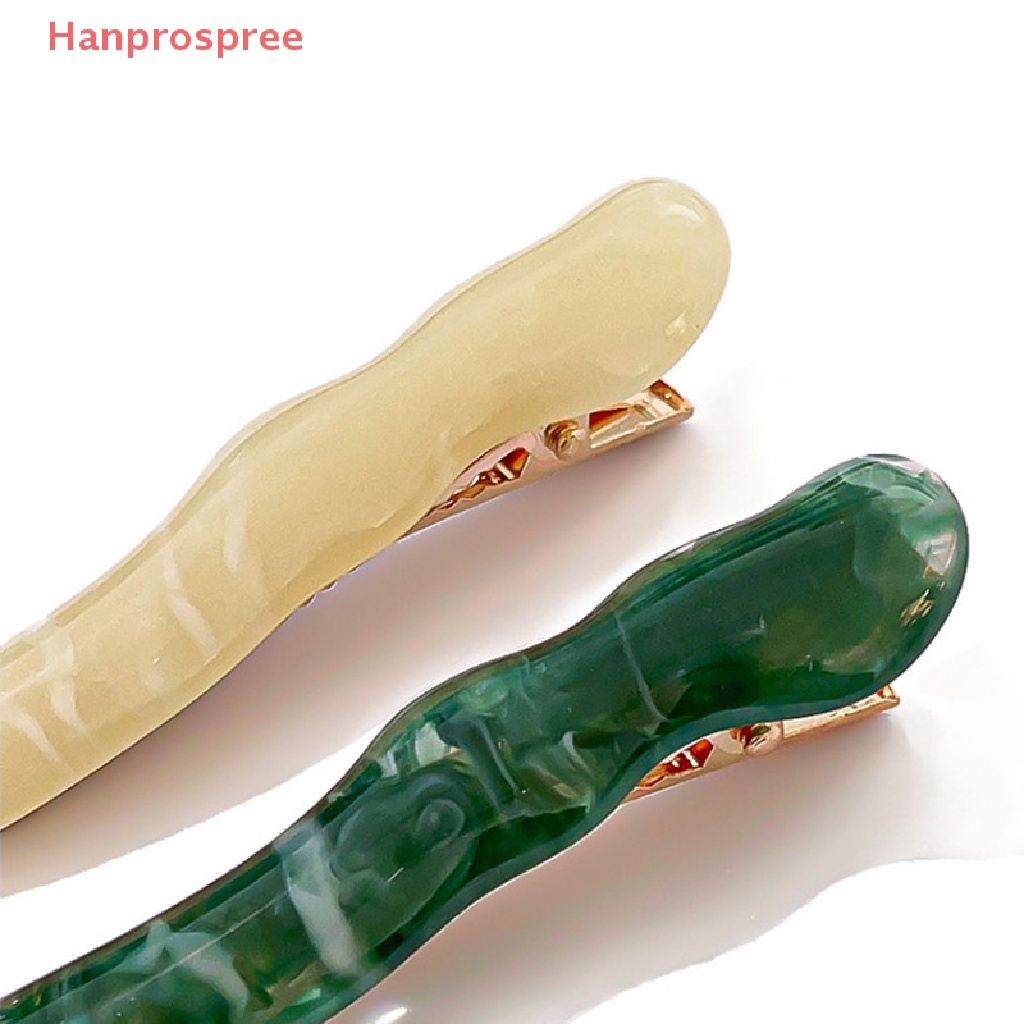 Kẹp Tóc Mái Lượn Sóng Bằng Nhựa Resin Phong Cách Hàn Quốc Cổ Điển Mới Cho Nữ