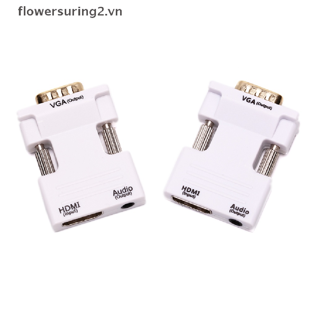 Đầu Chuyển Đổi VGA Sang HDMI Full HD 1080P Cho PC Sang TV AV HDTV