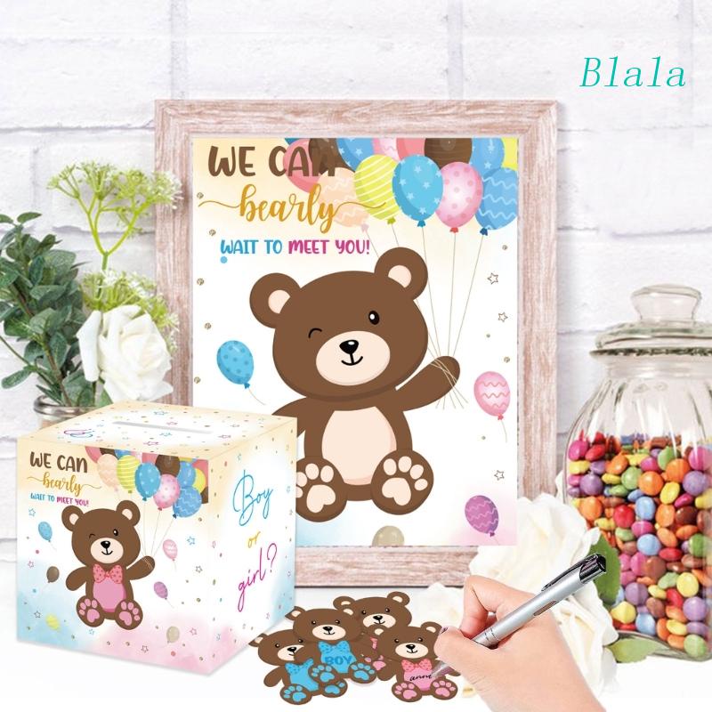 Hộp Trò Chơi Bài Hát Blala Gender Reveal Vui Nhộn