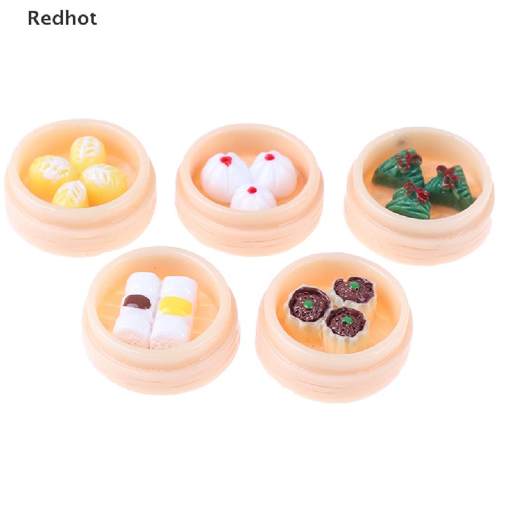 Bộ 5 Đồ Chơi Thức Ăn Tỉ Lệ 1: 12 Cho Nhà Búp Bê