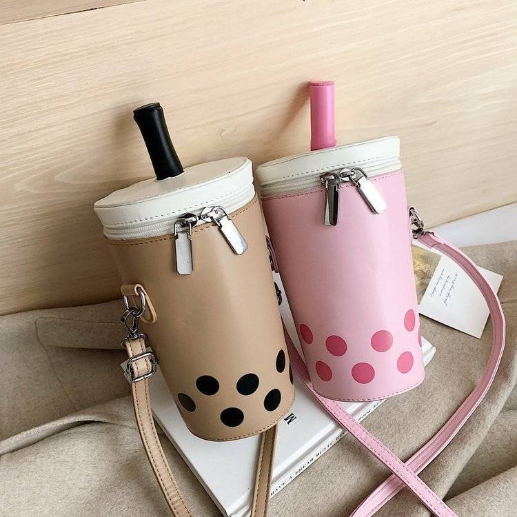 Túi Đeo Chéo Đựng Điện Thoại Hình Ly Trà Sữa Phong Cách Hàn Quốc Dễ Thương