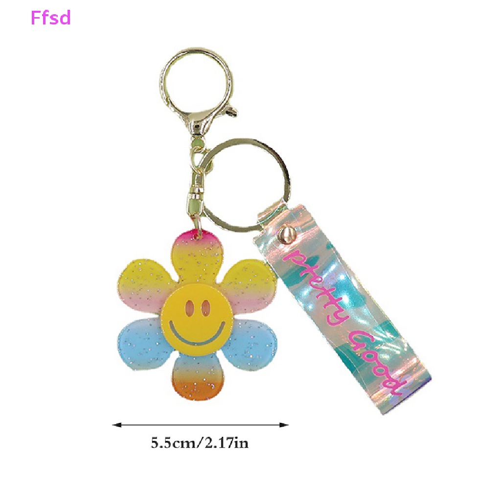 {Ffsd} Móc Chìa Khóa Id / Huy Hiệu Hình Hoa Hướng Dương Dễ Thương Cho Nữ * Bán Chạy