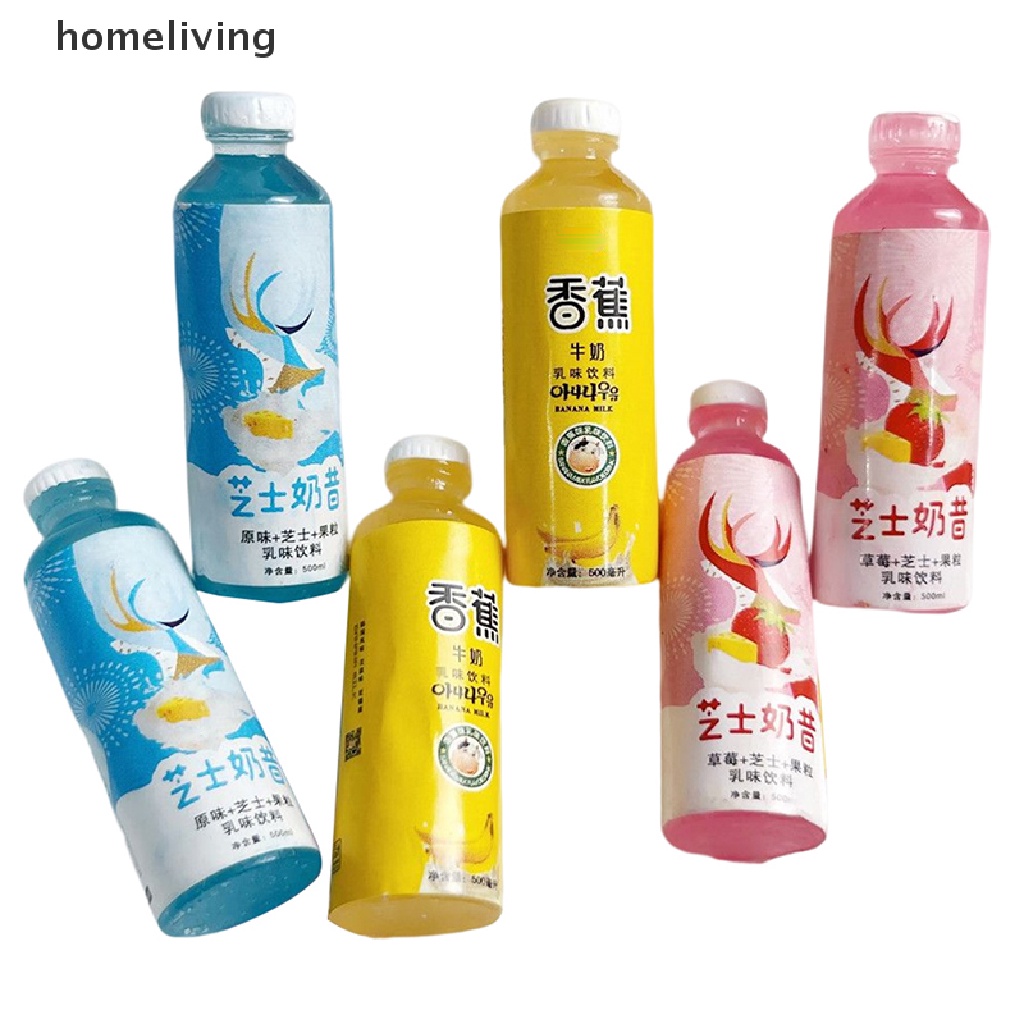 Set 10 Chai Nước Trái Cây Mini Tỉ Lệ 1 / 12 Cho Nhà Búp Bê