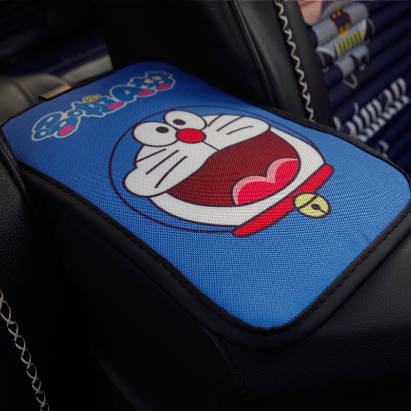 Đệm Cotton Lanh Lót Hộp Tỳ Tay Chống Trượt 9FPG Trang Trí Nội Thất Xe Hơi Thời Trang