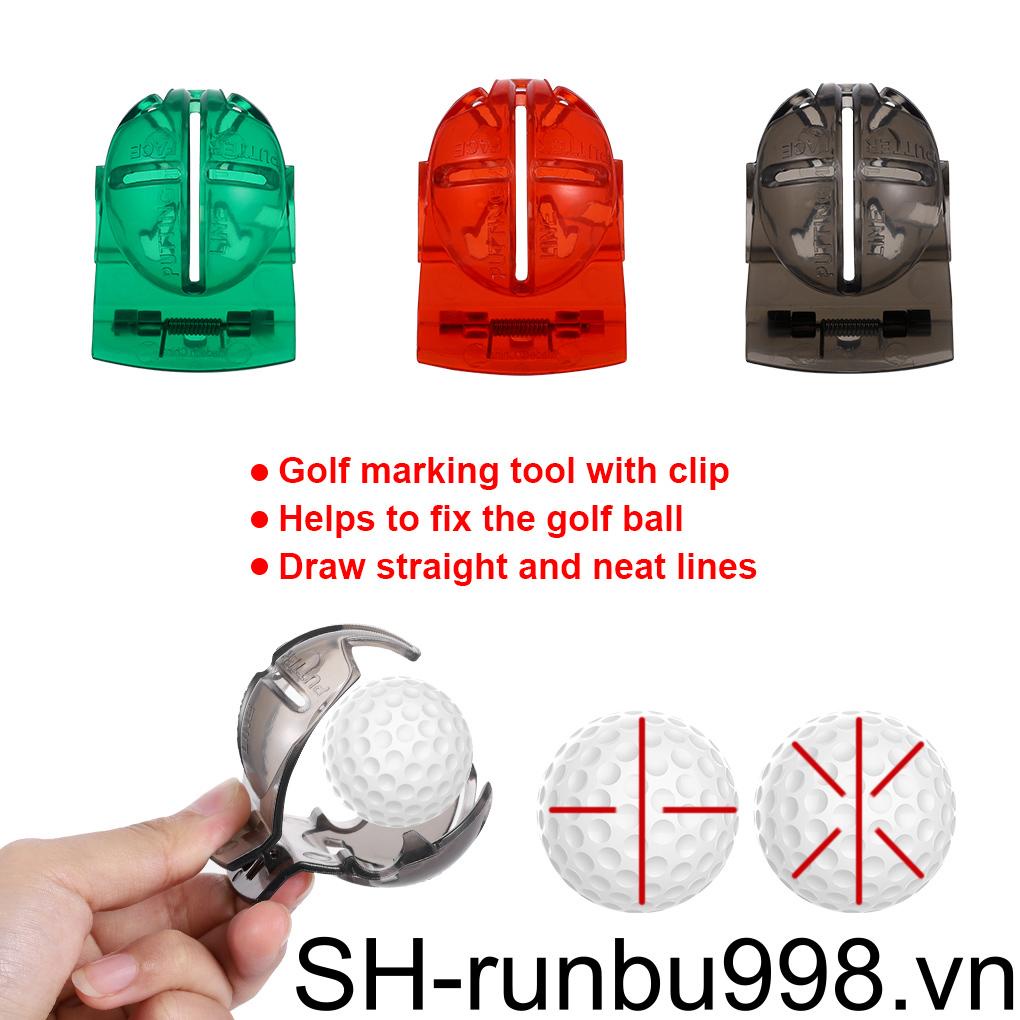 Bộ 8 Bút Đánh Dấu Vị Trí Bóng Golf Bằng Nhựa Kèm 3 Khe Đựng Bút Và Dụng Cụ Đánh Dấu