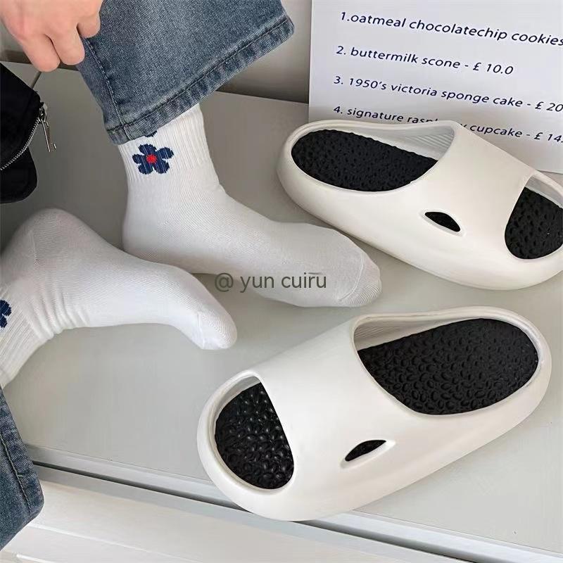 Dép Sandal EVA Đế Mềm Dày Chống Trượt Mát Xa Chân Dành Cho Nam Nữ Mang Trong Nhà Tắm