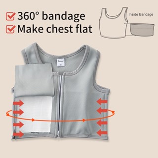 Áo nịt ngực 360°Croptop Sát Nách Phối Khoá Kéo Có Size S-6XL