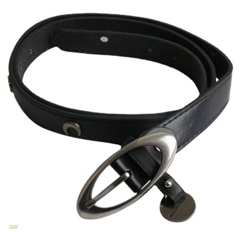 Thắt Lưng Mỏng Hình Oval Có Khóa Điều Chỉnh Được Cho Thanh Thiếu Niên