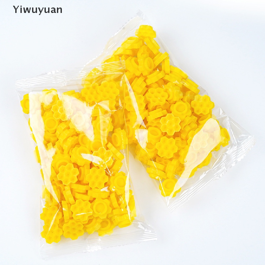 < Yiwuyuan > Túi 100 Giá Đỡ Lông Mi Giả Bằng Nhựa Không Dính Cốc