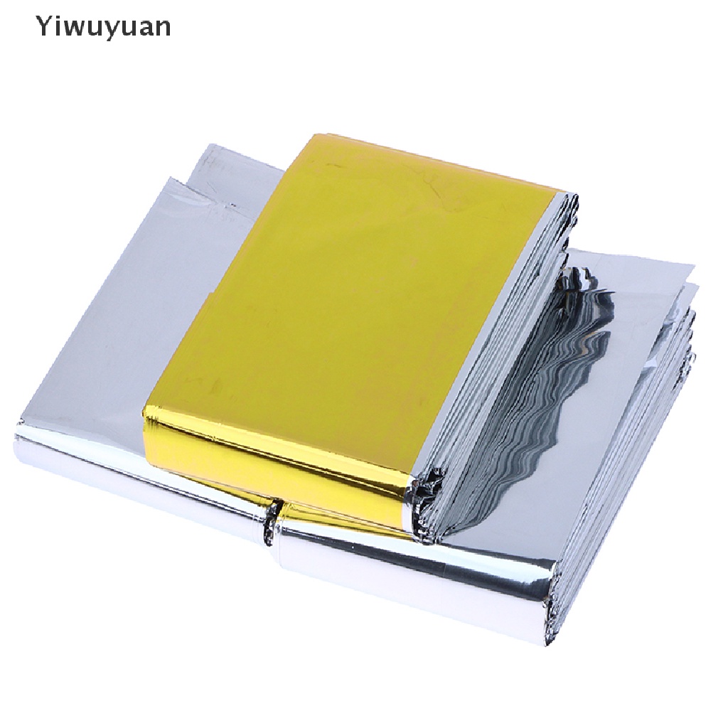 < Yiwuyuan > Chăn Sơ Cứu Cách Nhiệt Bằng Màng Polyester Dùng Khi Đi Cắm Trại Ngoài Trời