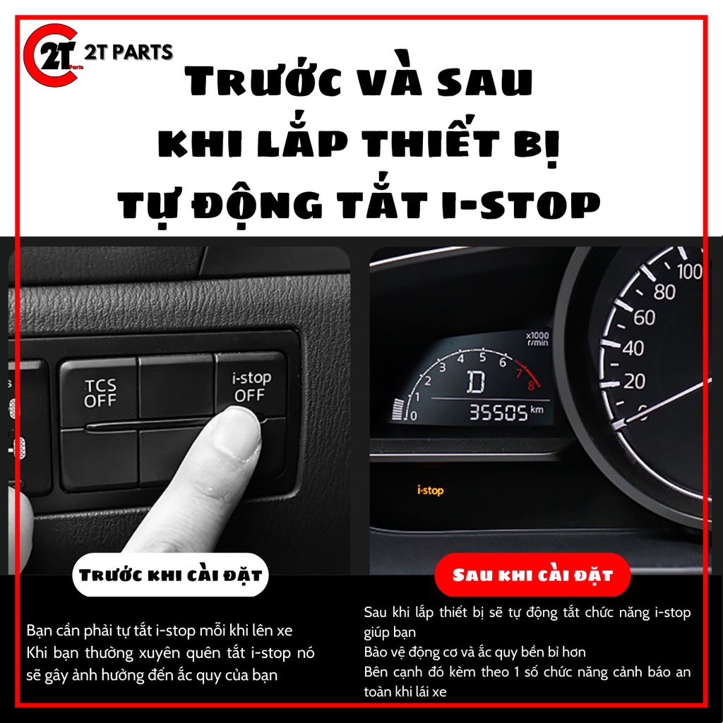 Istop Mazda - Tự động tắt/mở tính hiệu istop Mazda