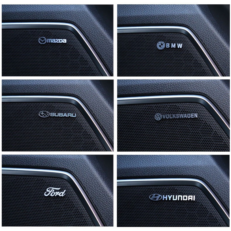 1 Nhãn Dán 3D Bằng Kim Loại Trang Trí Xe Hơi