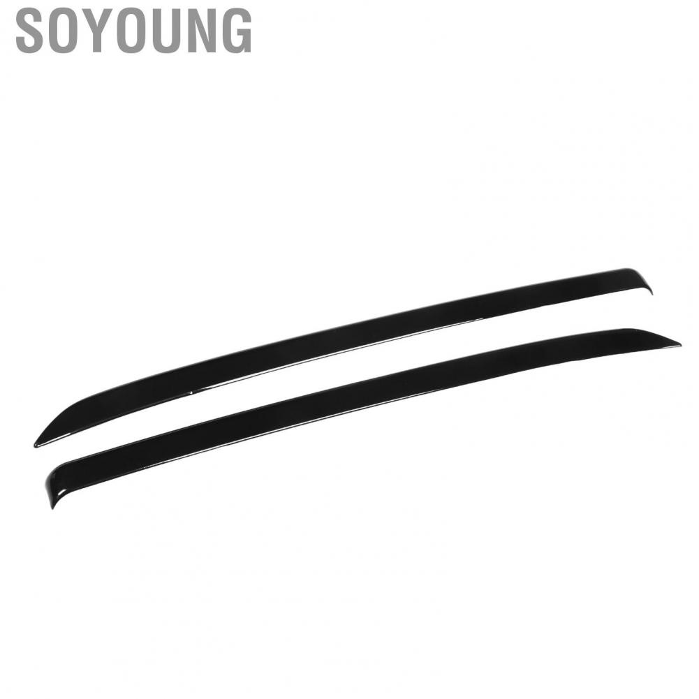Soyoung Bumper Corner Edge Cover Trim  Rear Protection Impact Resistant Easy To Install 2 Pcs Flexible for Car