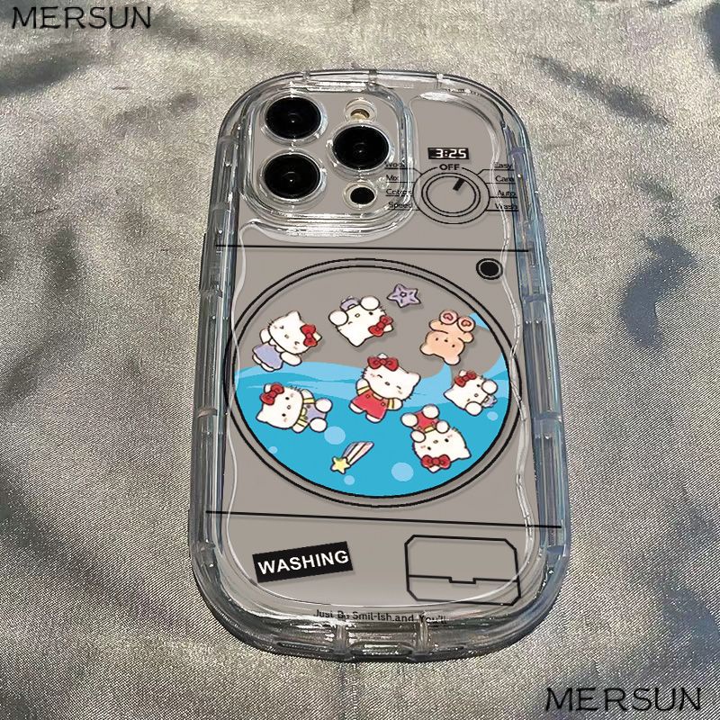 ✅Ốp Điện Thoại Mềm Trong Suốt Chống Sốc Hình Hello Kitty Cho iPhone14 / 138p / 712 / xs 11 Q2VT