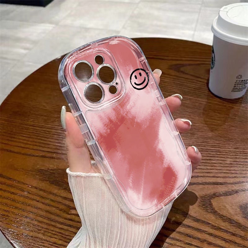 ✅Ốp Điện Thoại Dẻo Trong Suốt Họa Tiết Mặt Cười Dễ Thương Chống Sốc Cho iPhone14promax 45OK 8p 11 / xs / 13 127 Xr
