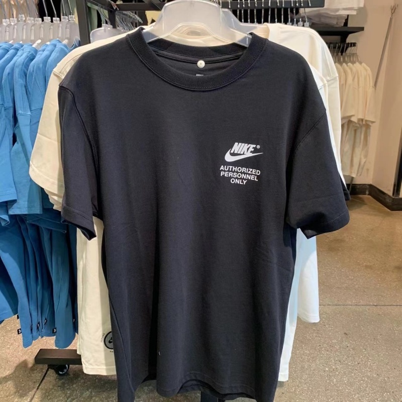 Áo Thun Nike100% Cotton Cổ Tròn Tay Ngắn Dáng Rộng Thoáng Khí Thời Trang Cho Nam DM6428-010