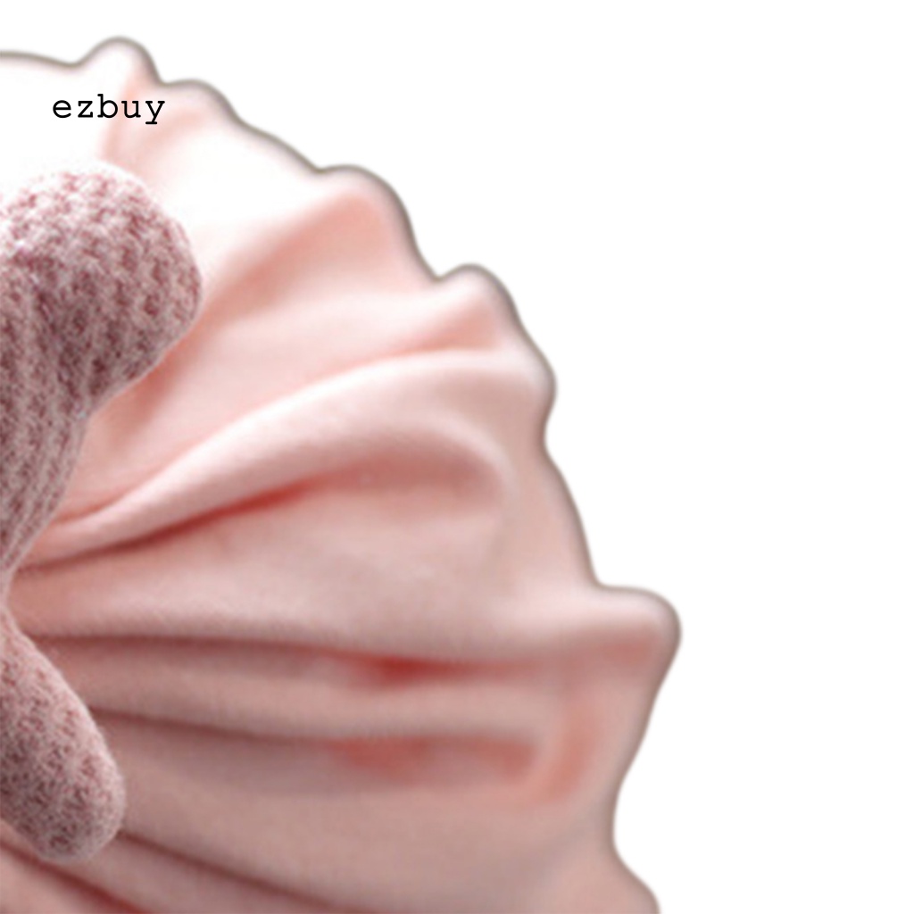 Mũ Cotton Trùm Đầu Co Giãn Thoải Mái In Hình Gấu Hoạt Hình Cho Bé Sơ Sinh