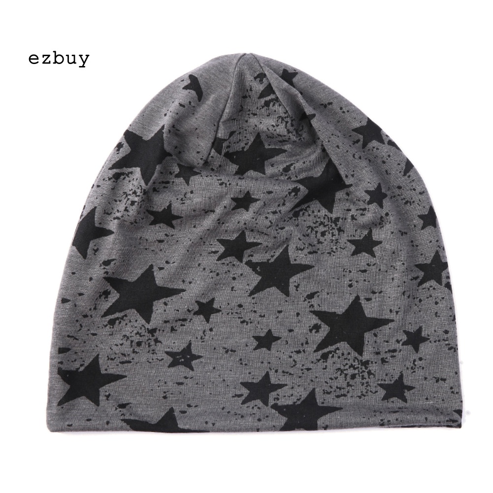 Mũ Trùm Đầu Thể Thao Chất Liệu Cotton In Hình Ngôi Sao Thời Trang Cho Nam Nữ