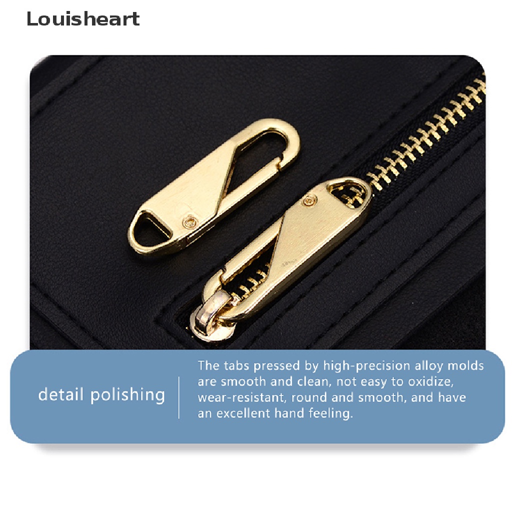 Bộ 5 Dụng Cụ Sửa Khóa Kéo Bằng Kim Loại Có Thể Tháo Rời Louisheart TFG