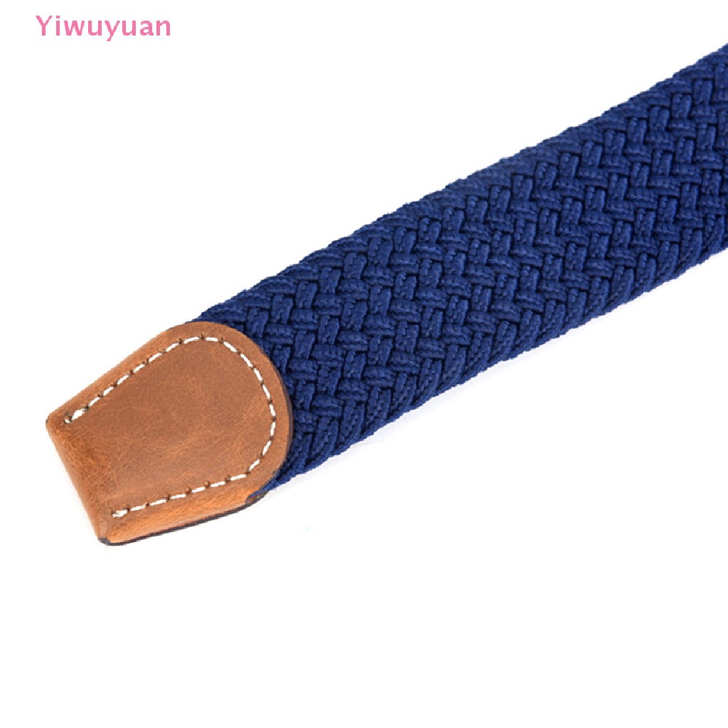 Thắt Lưng Vải Canvas Bện Co Giãn Cho Nam Áo Thun Thiết Kế Mới Năng Động Thời Trang