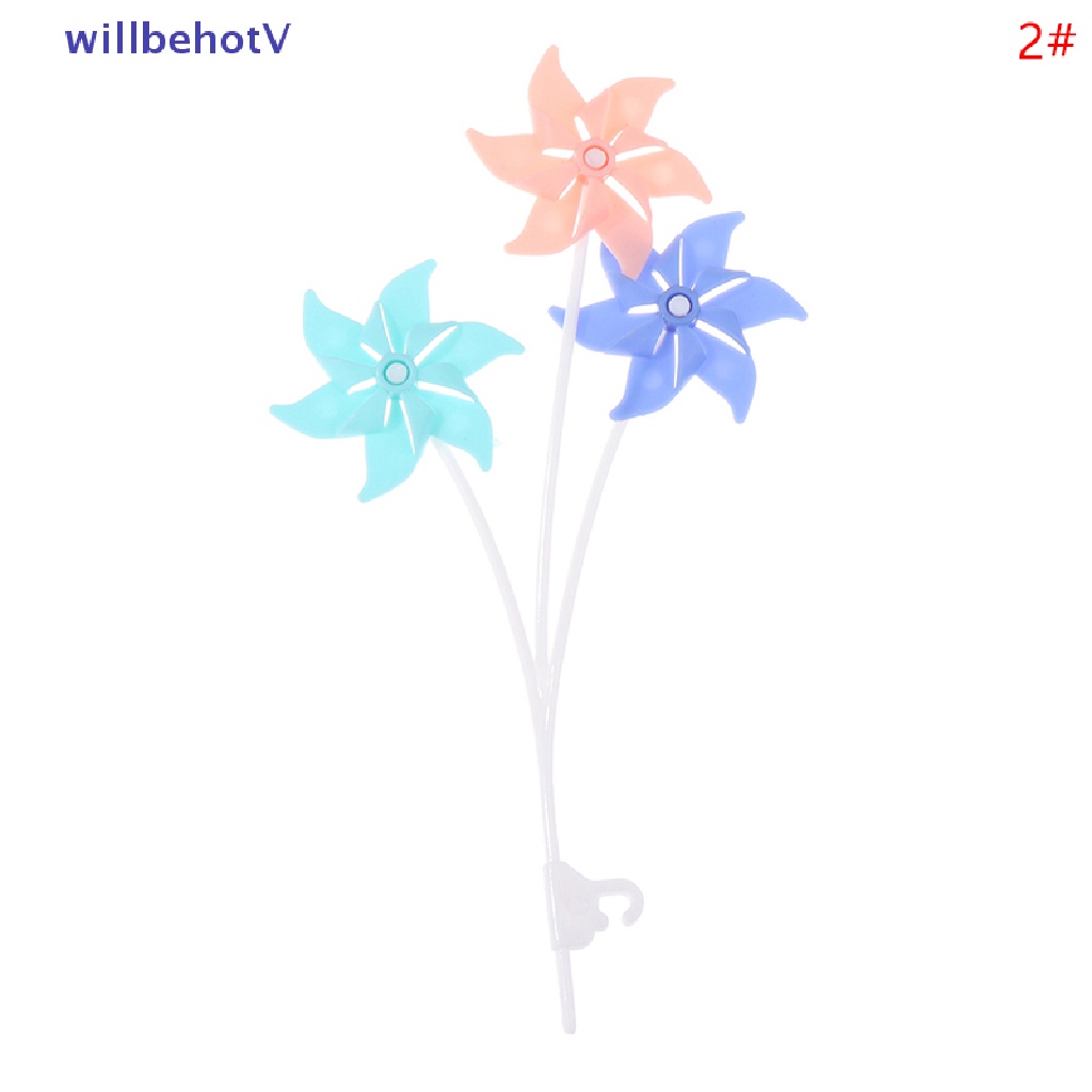 [WillbehotV] 1 Set Bong Bóng Nhiều Màu Sắc Trang Trí Vườn Nhà Búp Bê 1: 6