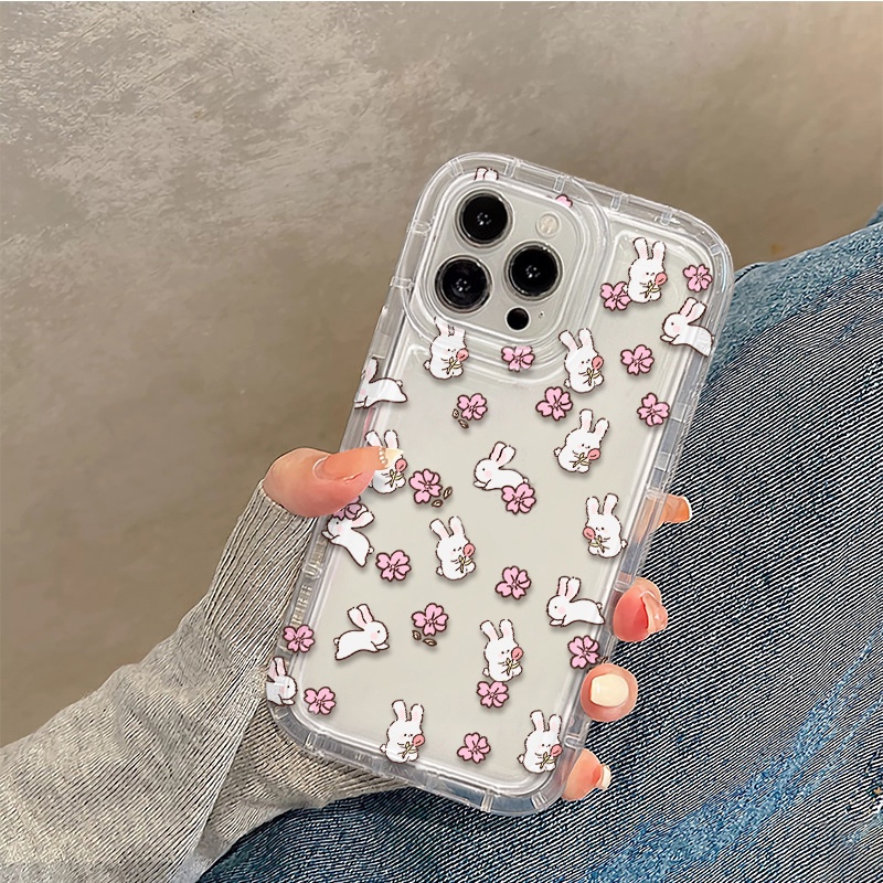 Ốp Điện Thoại Silicon TPU Mềm Trong Suốt In Họa Tiết Dễ Thương Cho IPhone 14 12 13 Pro Max 11 XS XR X 8 + 7 Plus