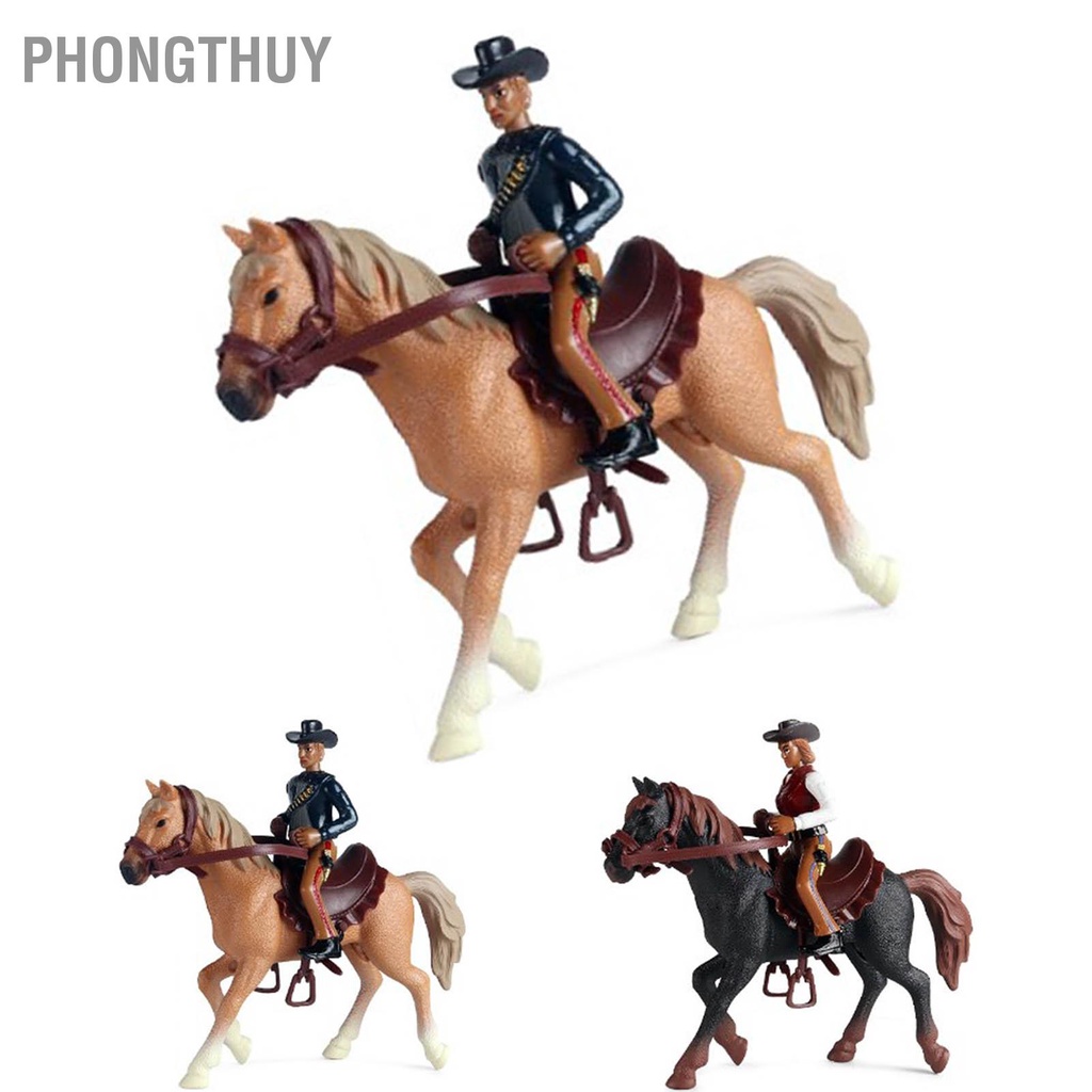 Mô Hình Ngựa Cao Bồi Đồ Chơi Bằng Nhựa An Toàn Cho Bé