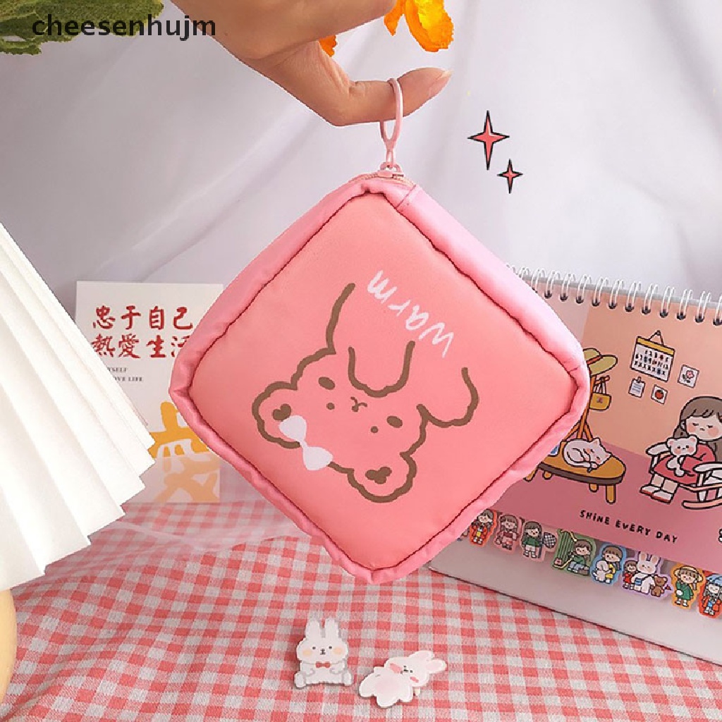 Túi Đựng Khăn Giấy / Đồ Trang Điểm Mini Họa Tiết Hoạt Hình Dành Cho Bạn Gái VN