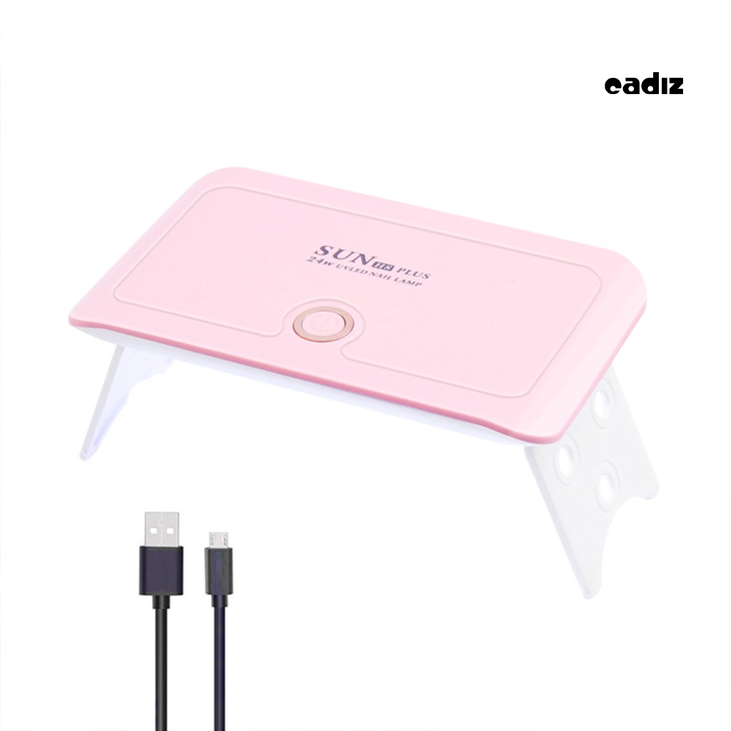 1 Bộ Đèn Sấy Khô Móng Tay Mini Sạc USB Hai Nguồn Nhanh Khô Gấp Gọn Tiện Dụng Cho Nữ