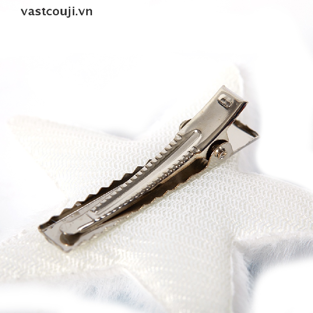 Kẹp Tóc Hình Ngôi Sao Phối Lông Phong Cách Lolita Y2k