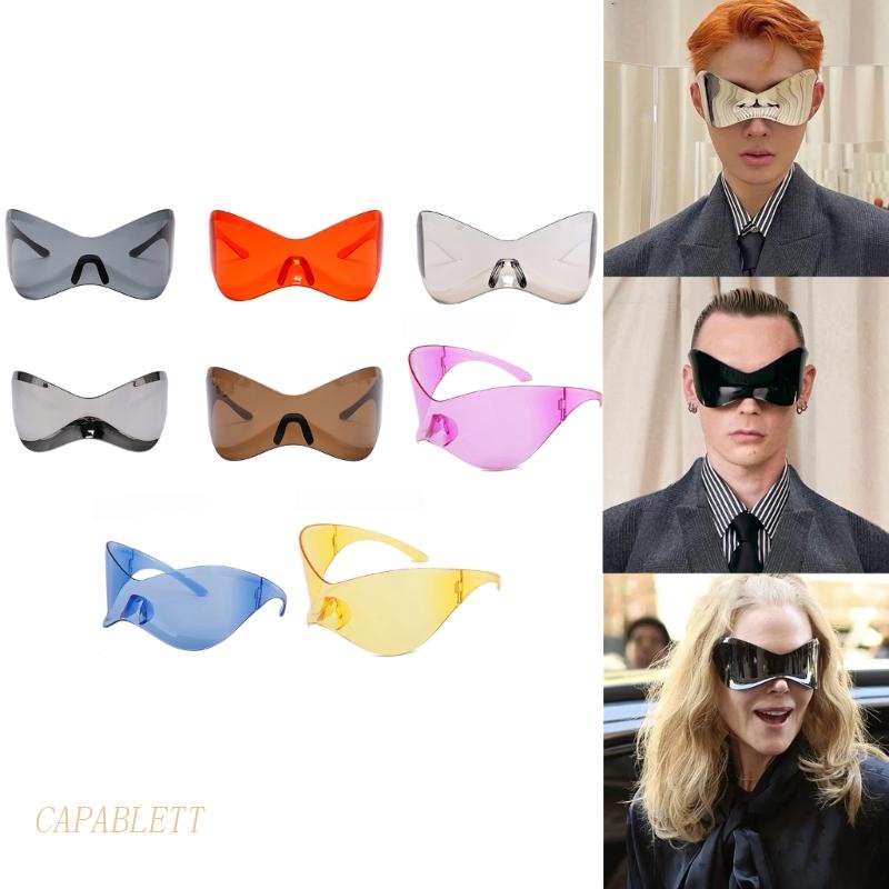 Kính Mát Không Gọng Chống Tia UV400 Thời Trang Cho Nam Và Nữ Y2K