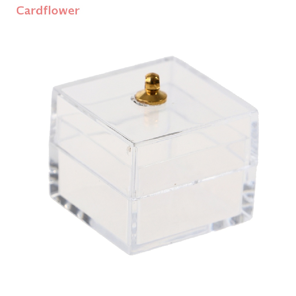 Lọ Thủy Tinh Đựng Kẹo Mini Hình Gấu Dễ Thương Cho Nhà Búp Bê Mới