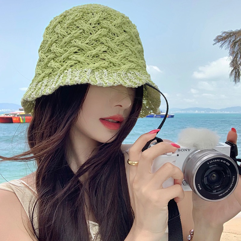 Nón Tai Bèo Kiểu Dây Bện Thoáng Khí Thời Trang Mùa Hè