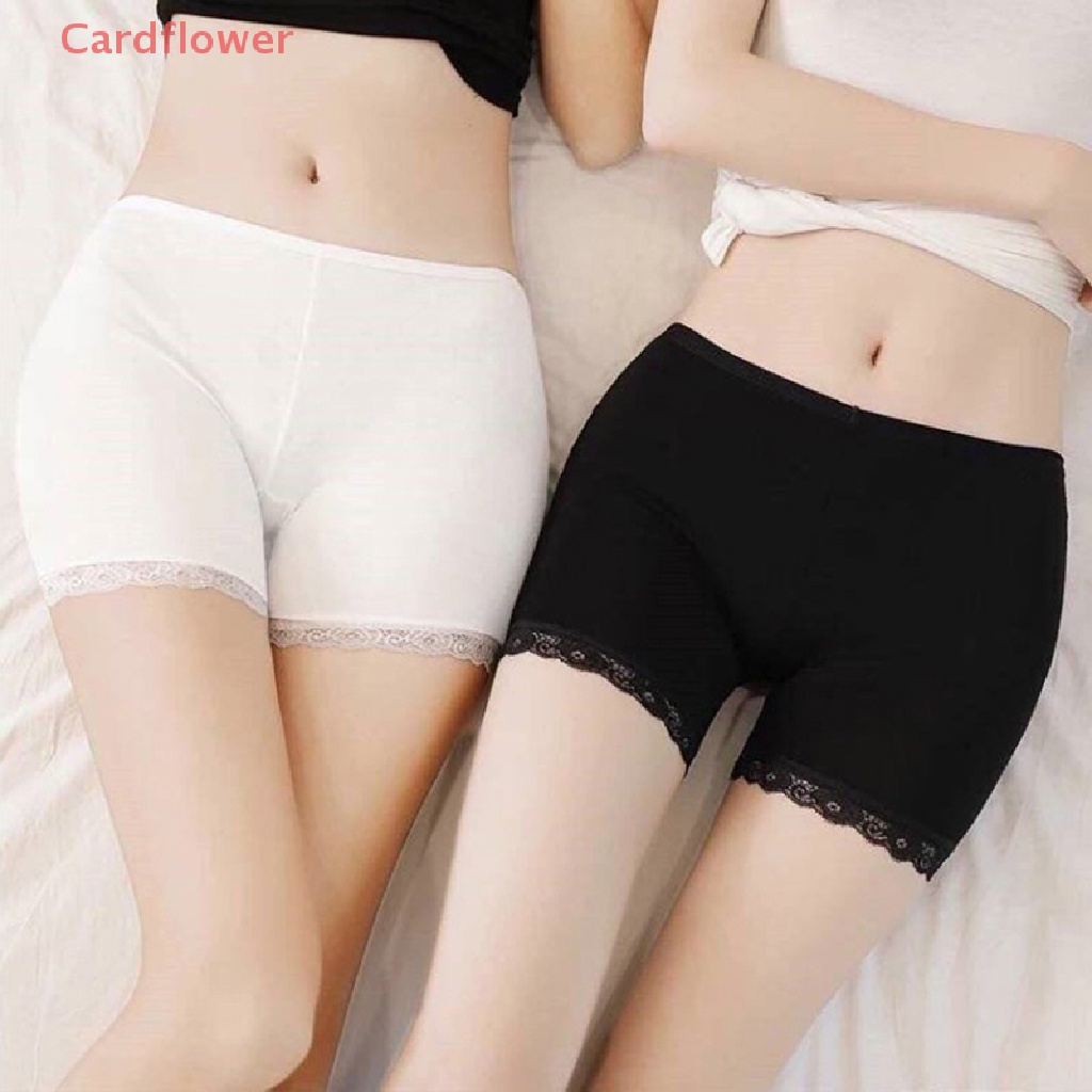 Quần Lót Ren Ngắn Mỏng Không Đường May < Cardflower > An Toàn Cho Nữ Mới