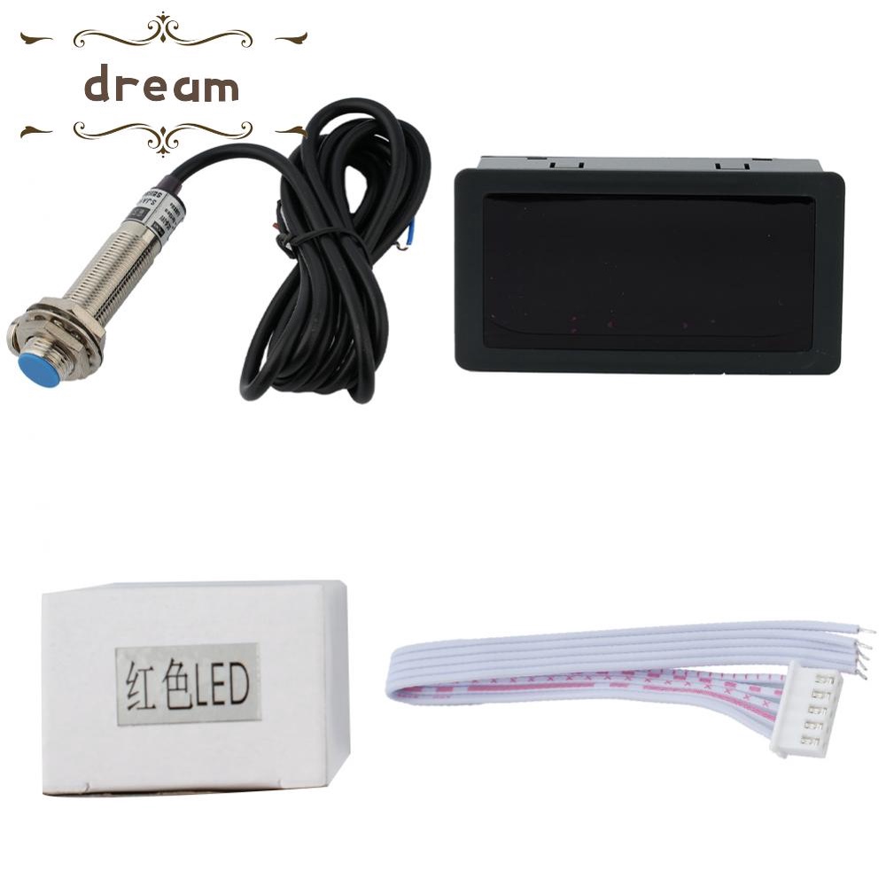 【DREAMLIFE】LED Tachometer Measuring Non-Contact Tachometer 50 ~ 500 Mm LCD Display