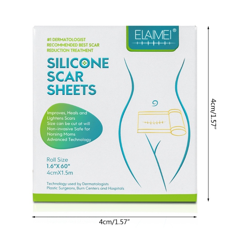 Miếng Dán Silicone Chữ C Hỗ trợ giảm sẹo Mụn Hiệu Quả