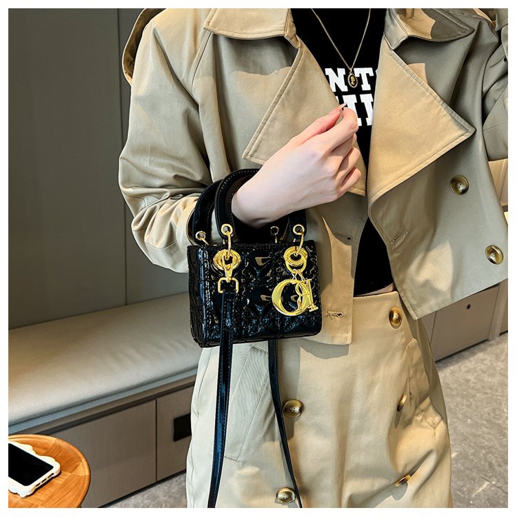 Túi Đeo Chéo Da PU Hình Vuông Cỡ Nhỏ Phối Khóa Kéo Thời Trang Cho Nữ túi đeo chéo thời trang nữ túi đeo chéo thời trang túi nữ túi da túi nhỏ túi chéo túi vuông