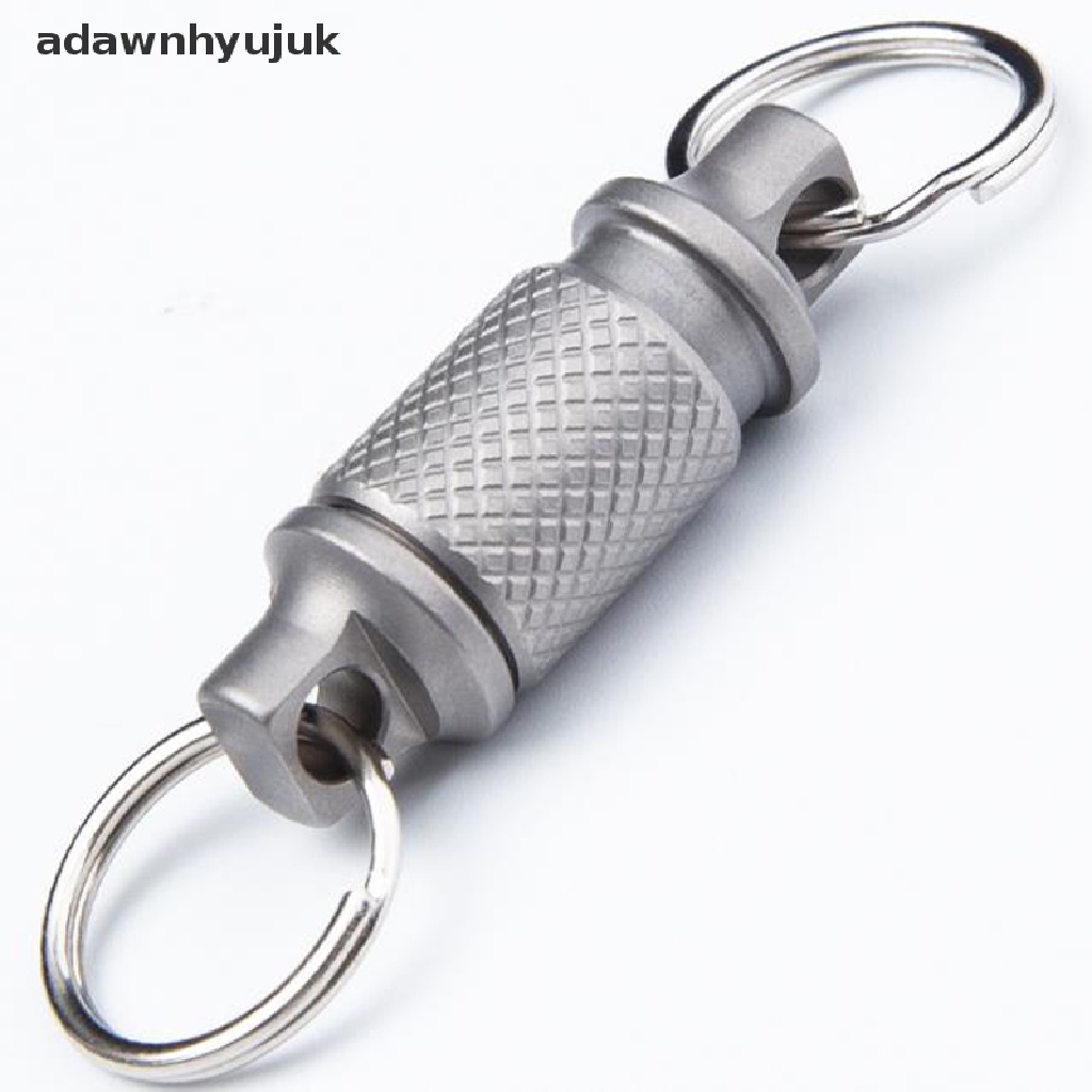 Móc Khóa Xoay Bằng Titan adawnhyujuk Di Động Cho Hoạt Động Ngoài Trời