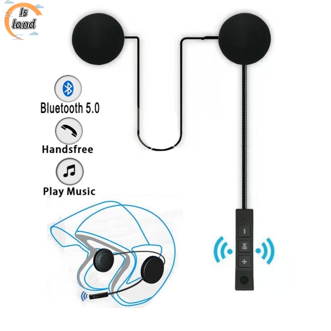 [IS] Tai Nghe Bluetooth Không Dây Gắn Mũ Bảo Hiểm Xe Máy Rảnh Tay Chống Nhiễm Trùng