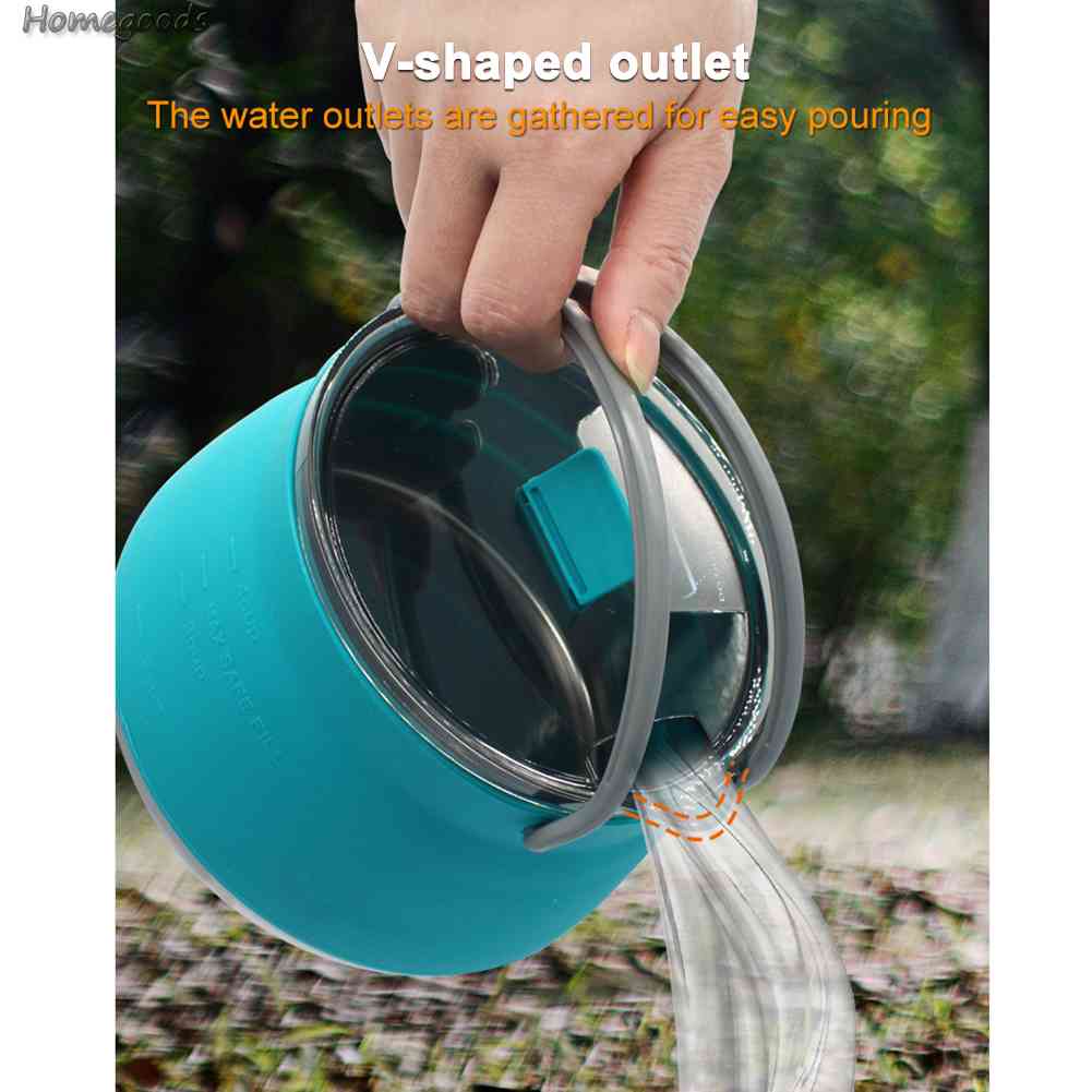 Set 3 Cốc Silicone Gấp Gọn Mang Đi Cắm Trại Tiện Lợi Mã 2023