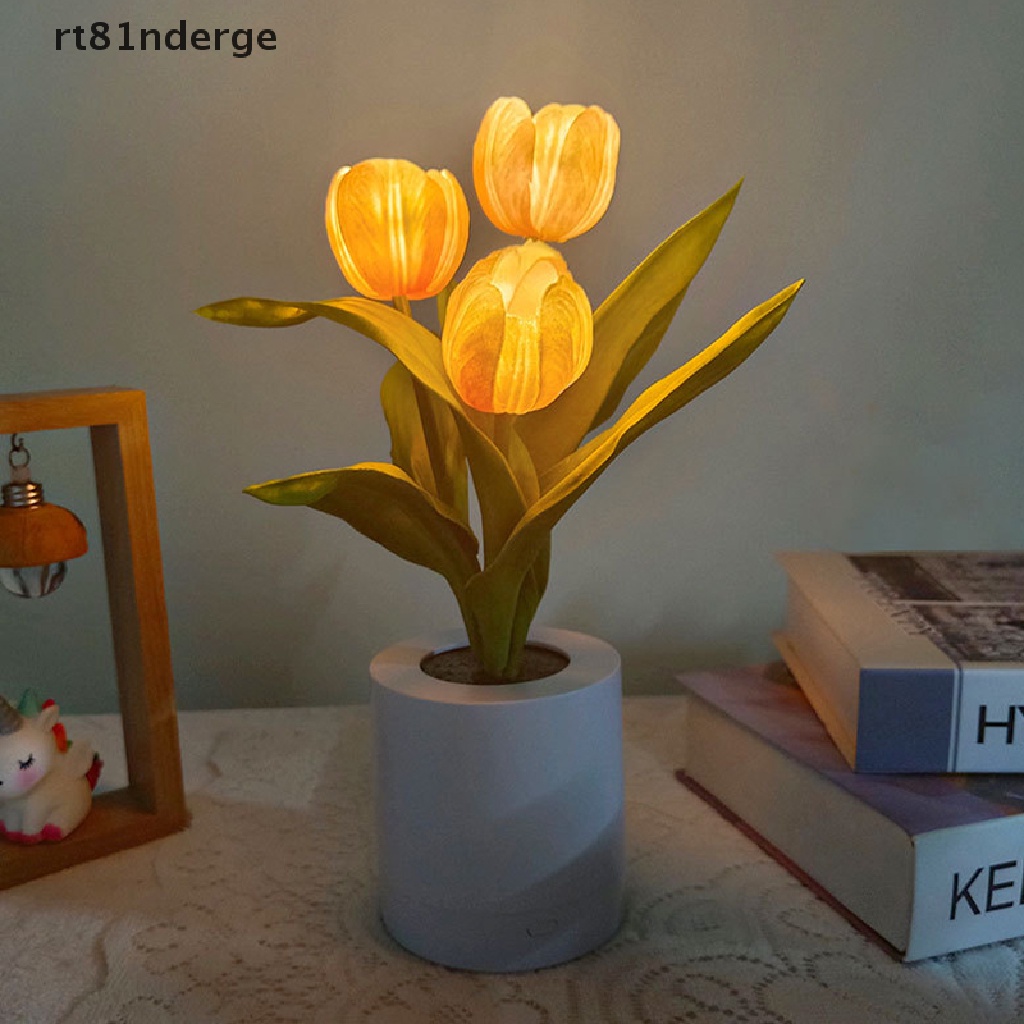 Đèn Led Để Bàn Hình Hoa Tulip Xinh Xắn