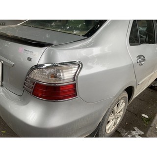 Ốp viền đèn pha hậu Vios 2007-2013 nhựa xi mạ crom sáng bóng cao cấp
